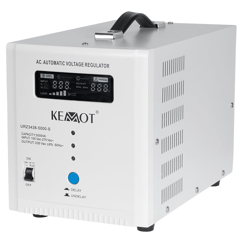 Stabilizator Tensiune 5000VA 3500W Electronic Precizie 8% Kemot URZ3438-5000-S