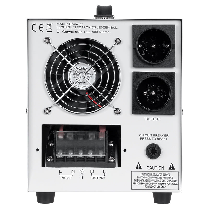 Stabilizator Tensiune 5000VA 3500W Electronic Precizie 8% Kemot URZ3438-5000-S