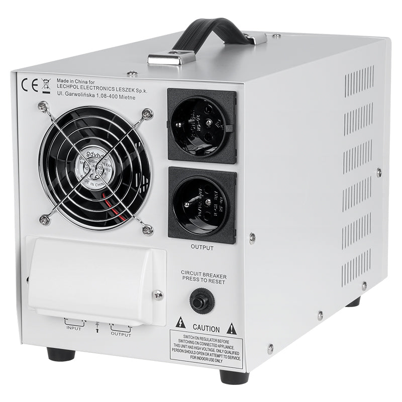 Stabilizator Tensiune 5000VA 3500W Electronic Precizie 8% Kemot URZ3438-5000-S