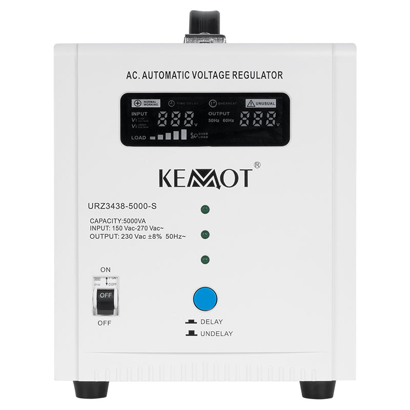 Stabilizator Tensiune 5000VA 3500W Electronic Precizie 8% Kemot URZ3438-5000-S