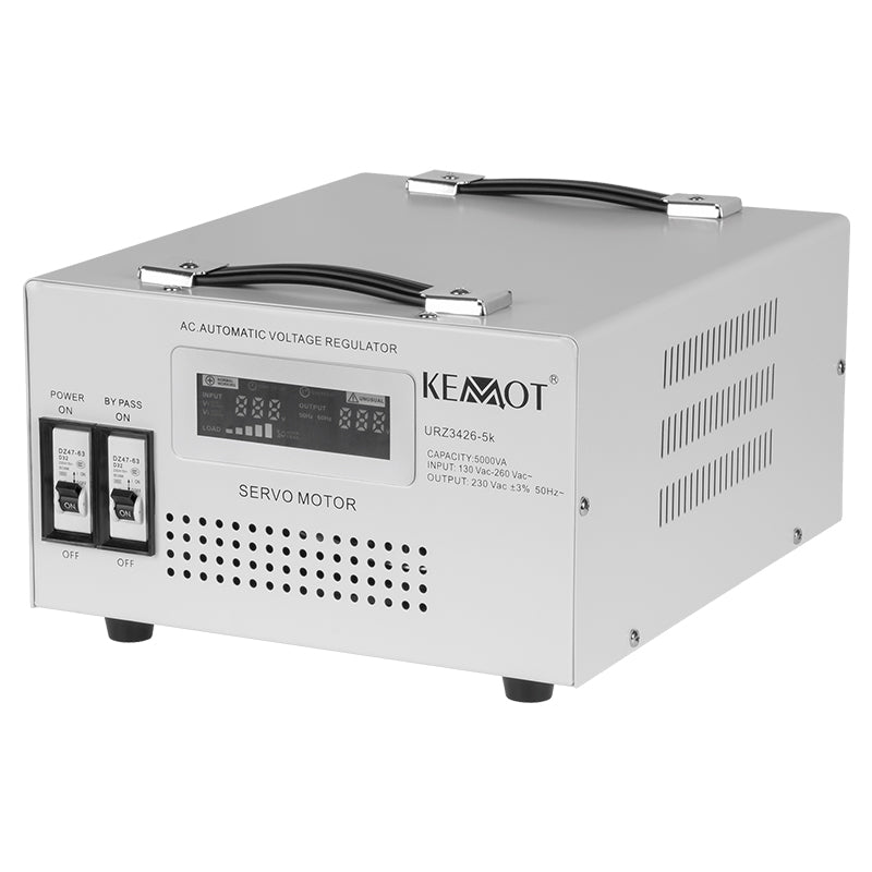 Stabilizator Tensiune 5000VA 3500W Servomotor Precizie 3% Kemot URZ3426-5K Imagine principală a produsului