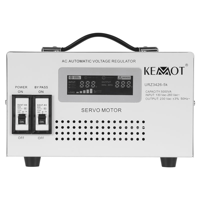 Stabilizator Tensiune 5000VA 3500W Servomotor Precizie 3% Kemot URZ3426-5K