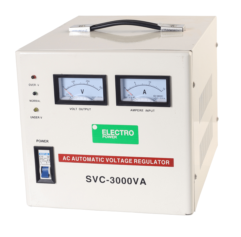 Stabilizator Tensiune 1600W 2000VA Monofazat Servomotor 145-255V Electropower EP-SVC-2000VA PSVC2000