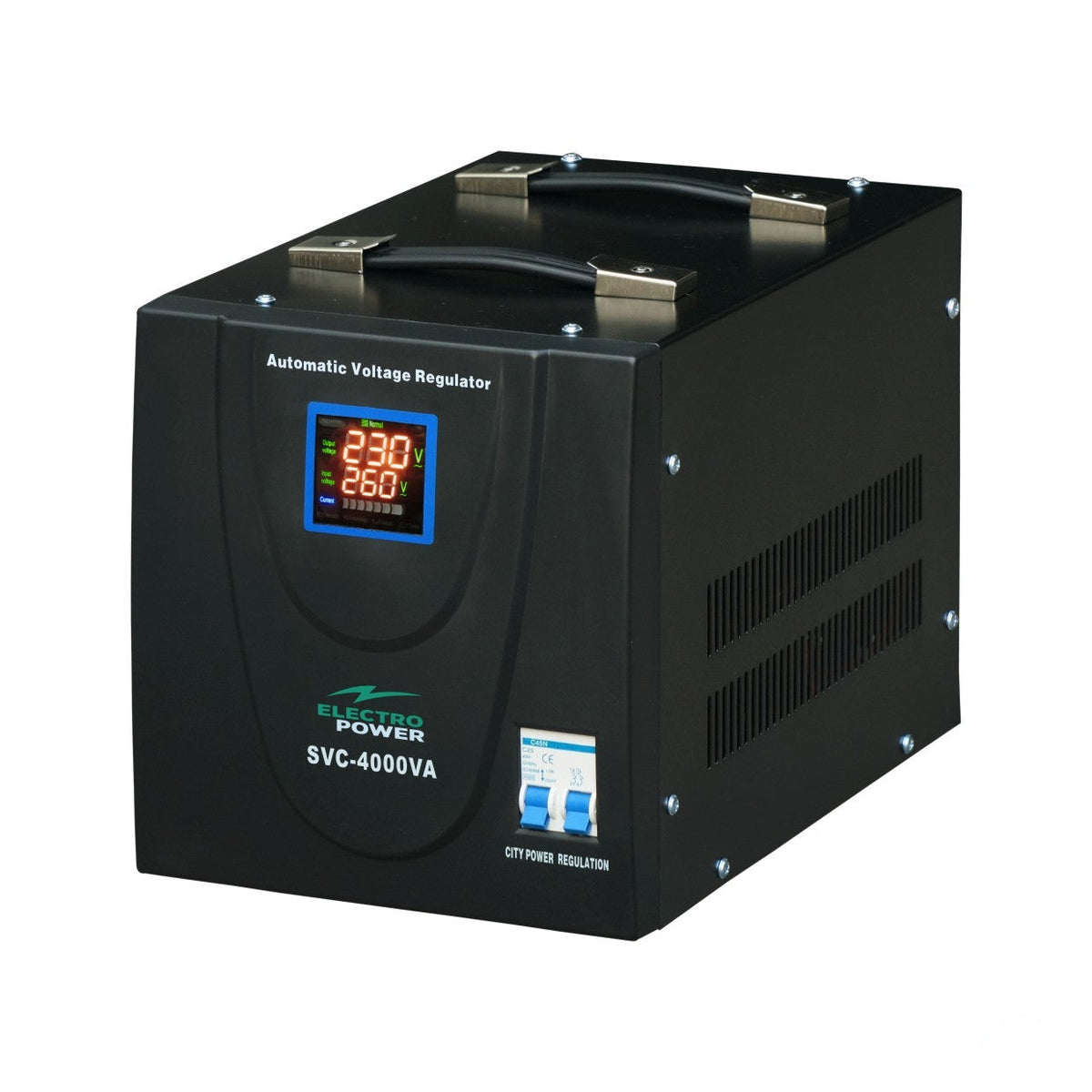 Stabilizator Tensiune 3.2kW 4KVA Monofazat Servomotor 140-260V Electropower EP-SVC-4000VA