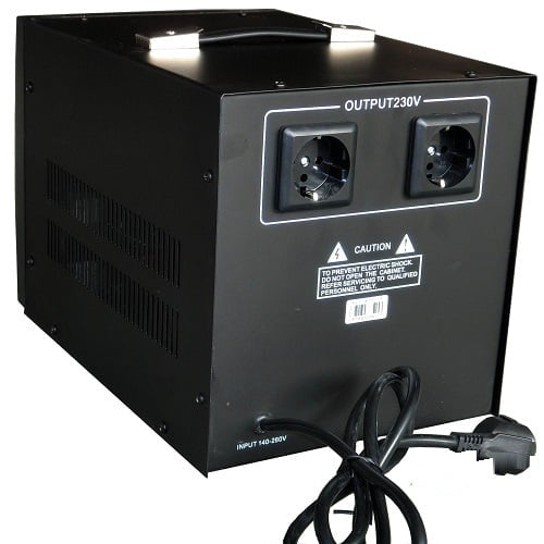 Stabilizator Tensiune 3.2kW 4KVA Monofazat Servomotor 140-260V Electropower EP-SVC-4000VA Imagine secundară a produsului
