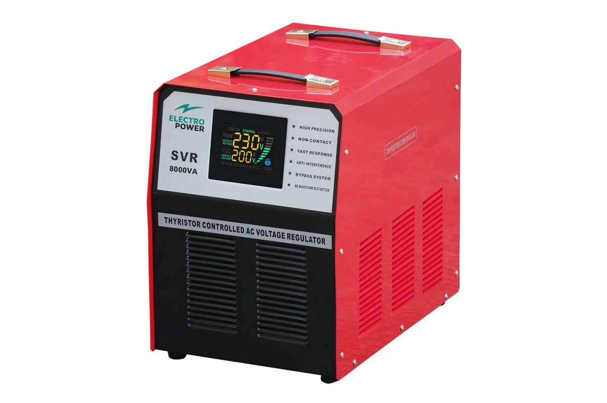 Stabilizator Tensiune 6.4kW 8KVA Monofazat Static 150-270V Electropower CP-SVR-8000VA Imagine principală a produsului