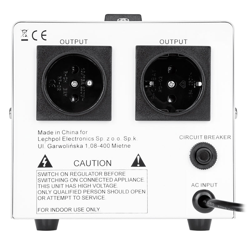 Stabilizator Tensiune Centrala Termica 1000VA 700W Servomotor Precizie 3% Kemot URZ3426-1000