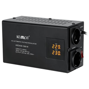 Stabilizator Tensiune Centrala Termica 1500VA 1050W Wall Precizie 8% Kemot URZ3439-1500-W