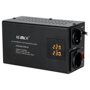Stabilizator Tensiune Centrala Termica 2000VA 1400W Wall Precizie 8% Kemot URZ3439-2000-W