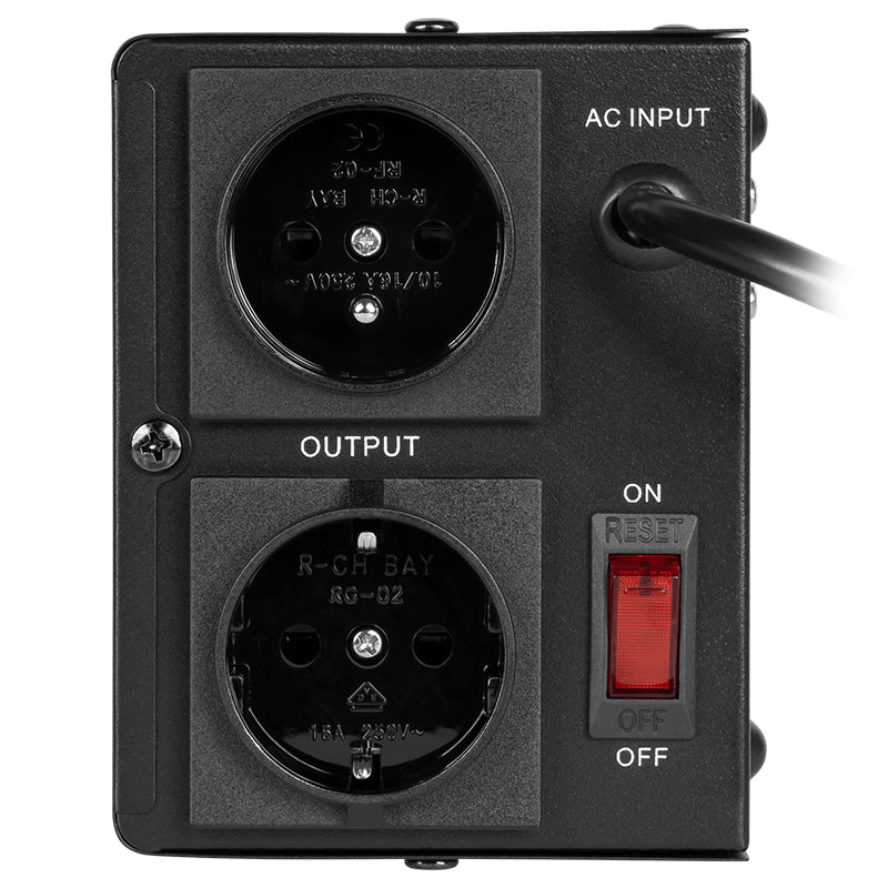 Stabilizator Tensiune Centrala Termica 2000VA 1400W Wall Precizie 8% Kemot URZ3439-2000-W