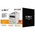 Stabilizator Tensiune Centrala Termica 3000VA 2100W Electronic Precizie 5% Kemot URZ3414