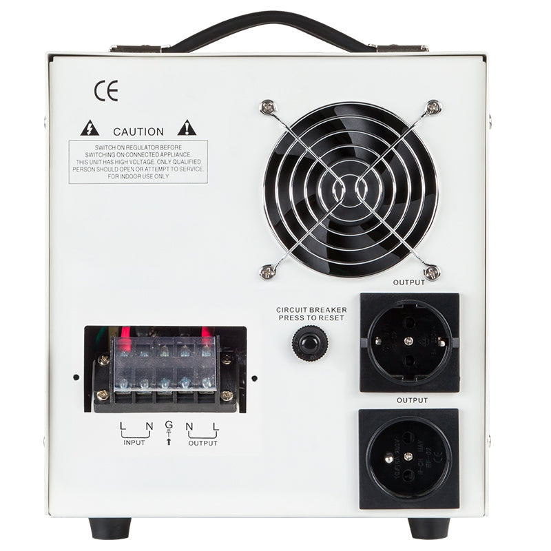 Stabilizator Tensiune Centrala Termica 3000VA 2100W Servomotor Precizie 3% Kemot URZ3415 Imagine secundară a produsului