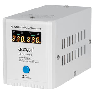 Stabilizator Tensiune Centrala Termica 500VA 350W Electronic Precizie 8% Kemot URZ3438-500-S