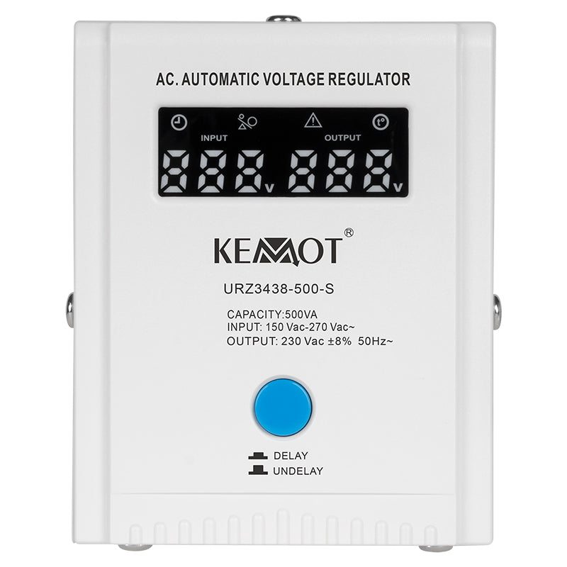 Stabilizator Tensiune Centrala Termica 500VA 350W Electronic Precizie 8% Kemot URZ3438-500-S