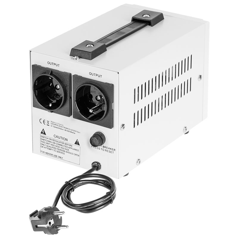 Stabilizator Tensiune Centrala Termica 500VA 350W Electronic Precizie 8% Kemot URZ3418