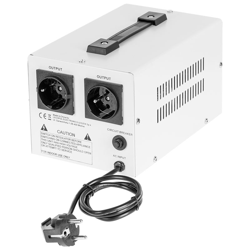 Stabilizator Tensiune Centrala Termica 500VA 350W Servomotor Precizie 3% Kemot URZ3425