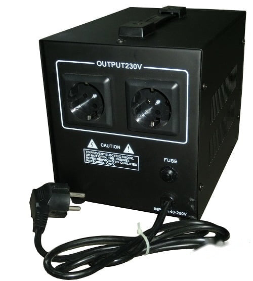 Stabilizator Tensiune 800W 1000VA Monofazat Servomotor 140-260V Electropower EP-SVC-1000VA Imagine secundară a produsului