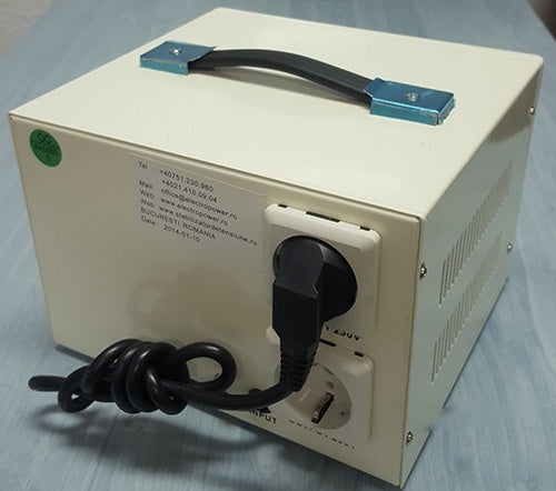 Stabilizator Tensiune 800W 1000VA Monofazat Servomotor 145-255V Electropower EP-SVC-1000VA PSVC1000