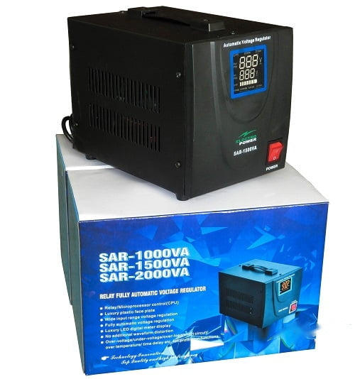 Stabilizator Tensiune 900W 1500VA Monofazat Electronic 145-255V Electropower EP-SAR-1500VA