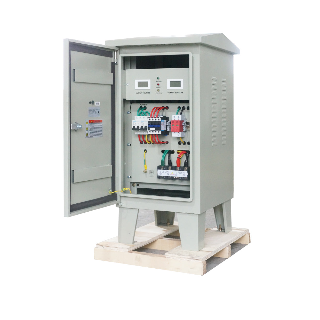 Stabilizator Tensiune 12kW 15KVA Monofazat Exterior Servomotor 150-265V Electropower EP-SVC-15kVA IP54 Imagine secundară a produsului