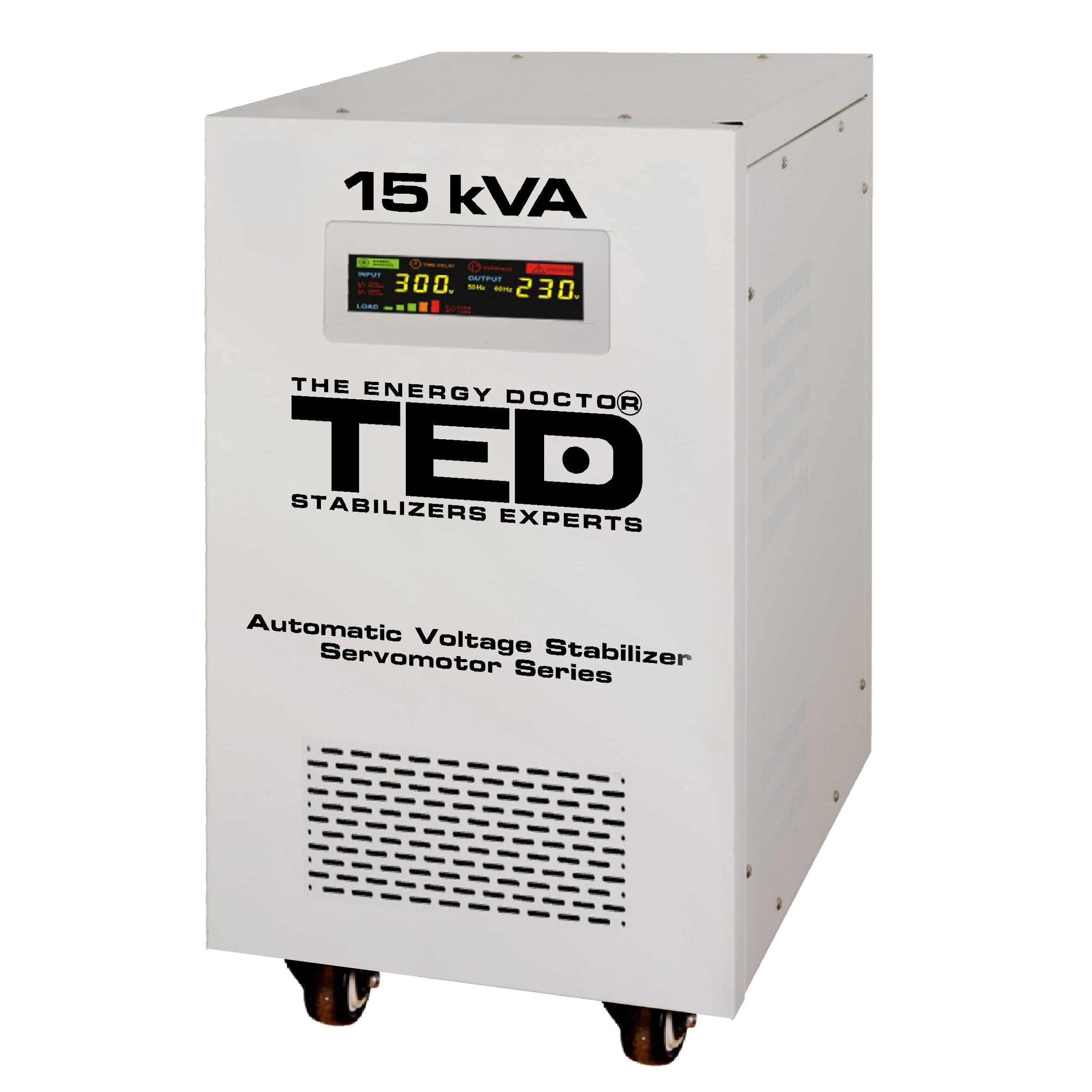 Stabilizator tensiune monofazic servomotor 15KVA 12kW TED 000095 Imagine principală a produsului