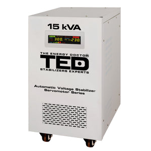 Stabilizator Tensiune Pentru Toata Casa Monofazic 15KVA 12kW 140-300V TED Electric