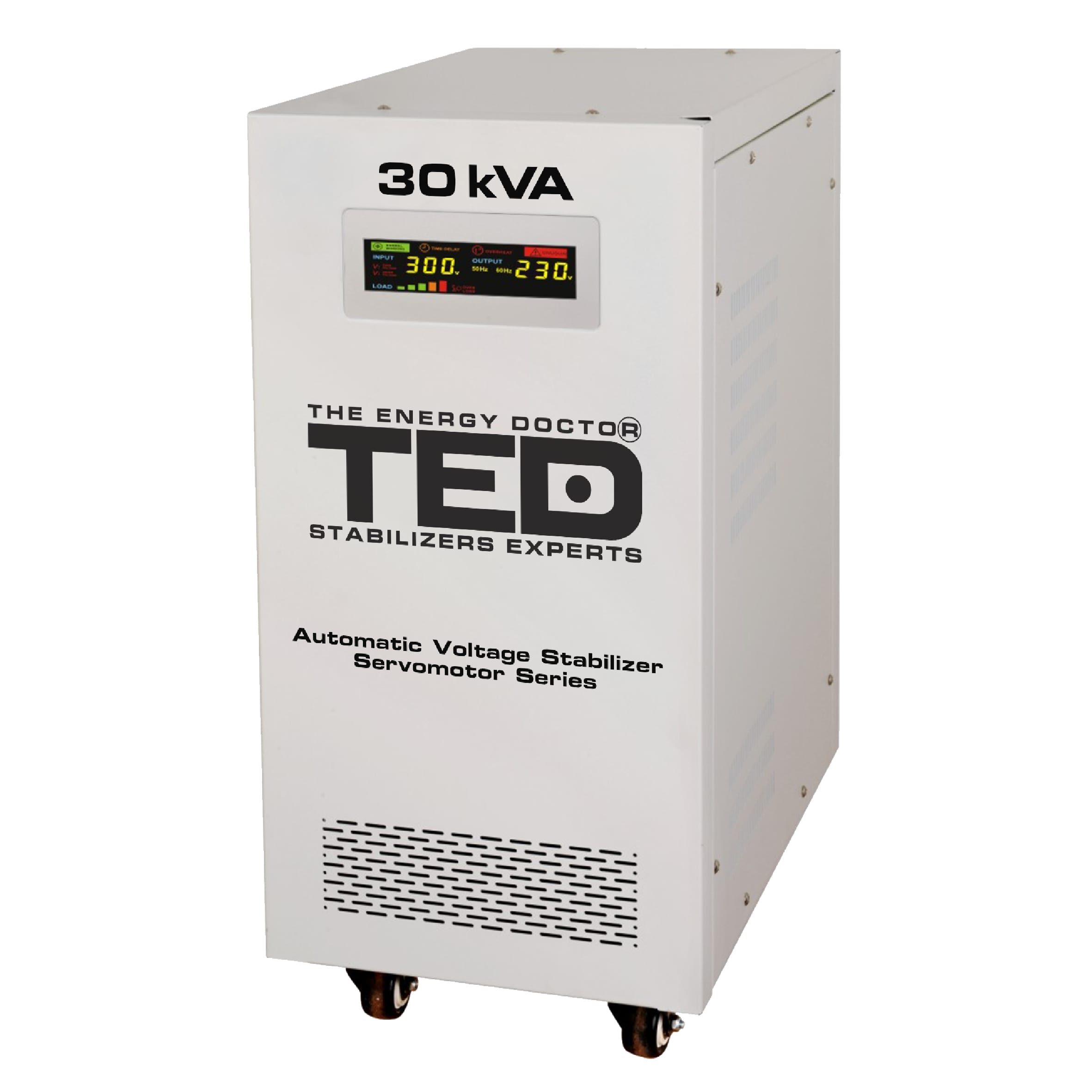 Stabilizator tensiune monofazic servomotor 30KVA 24kW TED 001962