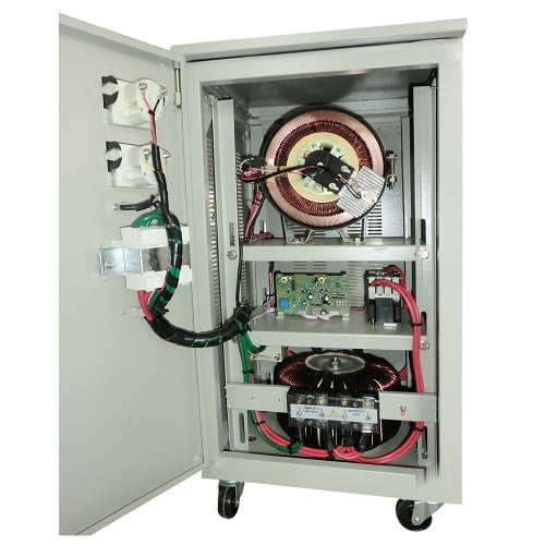 Stabilizator Tensiune 16kW 20KVA Monofazat Servomotor 150-265V Electropower EP-SVC-20kVA