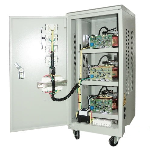 Stabilizator Tensiune 8kW 10KVA Trifazat Servomotor 250-450V Electropower EP-TNS-10kVA