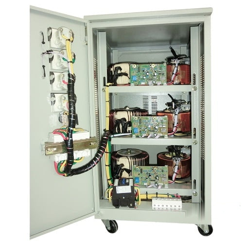 Stabilizator Tensiune 12kW 15KVA Trifazat Servomotor 260-460V Electropower EP-TNS-15kVA Imagine secundară a produsului