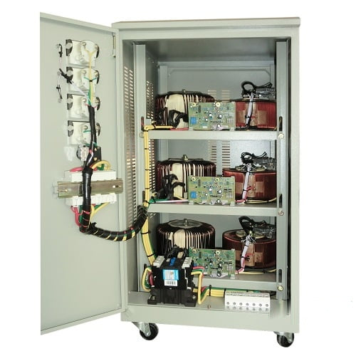 Stabilizator Tensiune 24kW 30KVA Trifazat Servomotor 260-460V Electropower EP-TNS-30kVA Imagine secundară a produsului