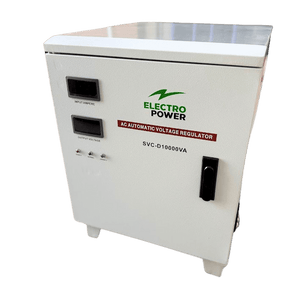 Stabilizator Tensiune 8kW 10KVA Monofazat Servomotor 115-270V Electropower EP-SVCT-10kVA-115-270V LCD