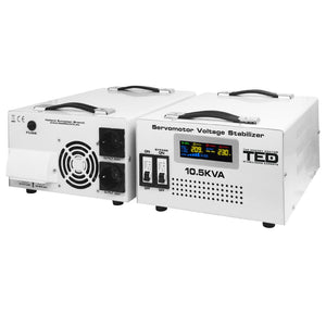 Stabilizator Tensiune Monofazic Servomotor 10.5KVA 6kW - Regulator 130-260V TED Electric
