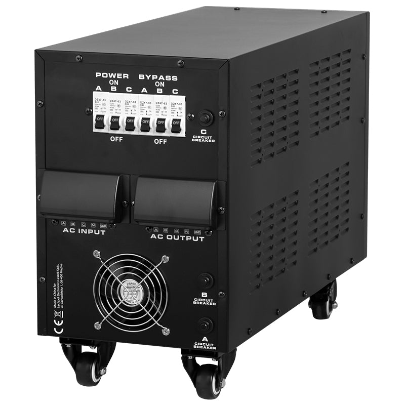 Stabilizator Tensiune Panouri Fotovoltaice Trifazat 10KVA 7kW Servomotor Kemot URZ3437-10K