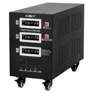 Stabilizator Tensiune Panouri Fotovoltaice Trifazat 15KVA 10.5kW Servomotor 225-450V Kemot URZ3437-15
