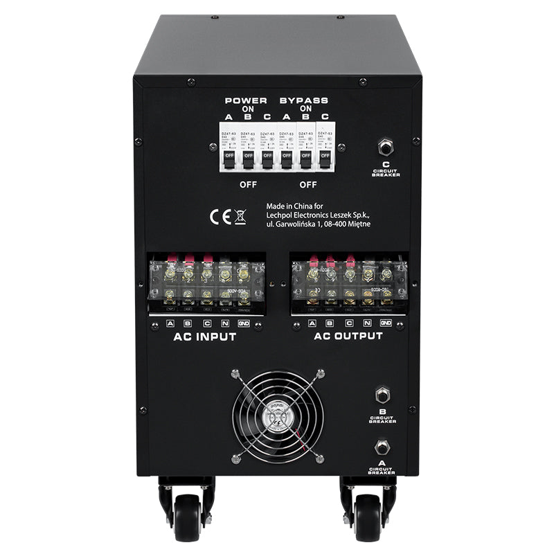 Stabilizator Tensiune Panouri Fotovoltaice Trifazat 20KVA 14kW Servomotor Kemot URZ3437-20
