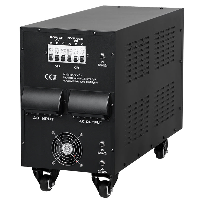 Stabilizator Tensiune Panouri Fotovoltaice Trifazat 20KVA 14kW Servomotor Kemot URZ3437-20