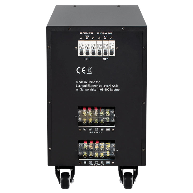 Stabilizator Tensiune Panouri Fotovoltaice Trifazat 30KVA 21kW Servomotor Kemot URZ3437-30
