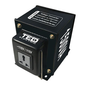 Transformator Curent 220V la 110V - 1500W Convertor Tensiune Nereversibil 1500VA TED Electric