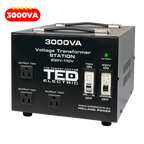 Transformator curent 220V 110V 3000VA 2400W TED Electric