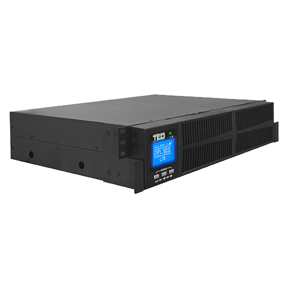 UPS 1000VA 900W Rackabil Online Dubla Conversie TED Electric TED004048