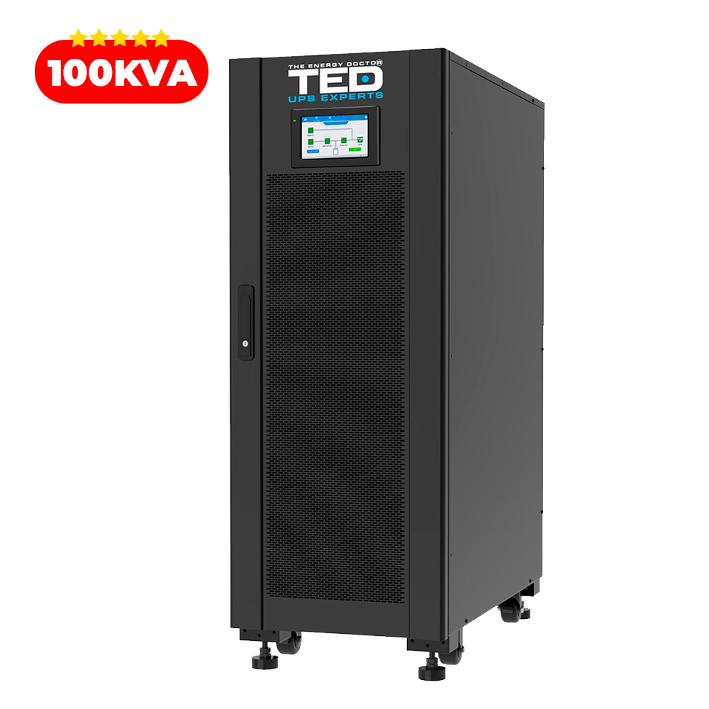 UPS 100KVA 100kW 400V Trifazat Online Dubla Conversie TED Electric TED004727 Imagine secundară a produsului