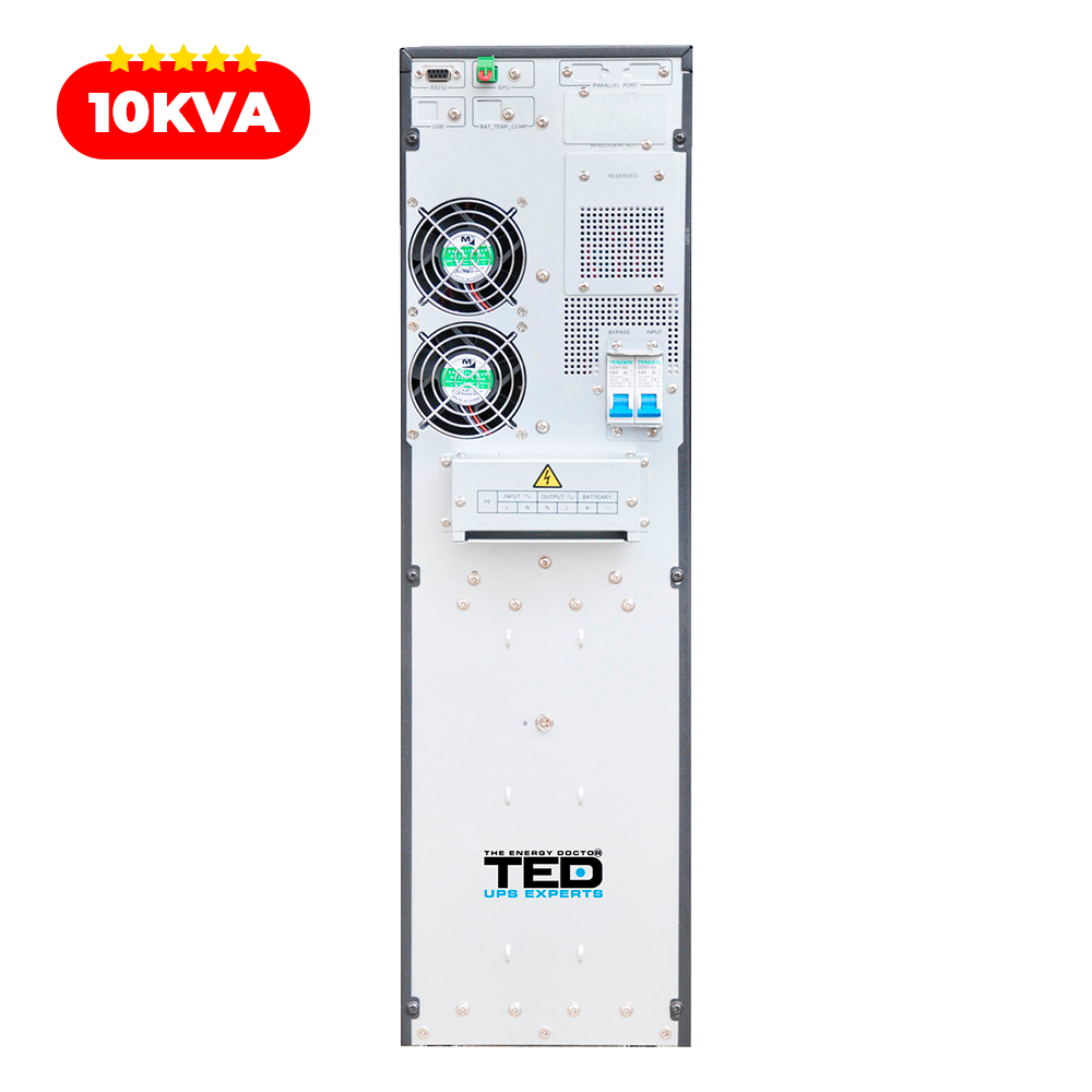 UPS 10KVA 10kW 10000VA TED Electric Dubla Conversie