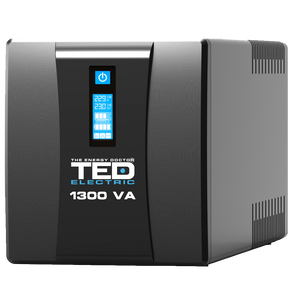 UPS 1300VA 750W Line Interactive LCD TED Electric TED004635