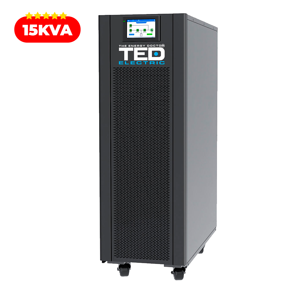 UPS 15KVA 15kW 400V Trifazat Online Dubla Conversie TED Electric TED004246