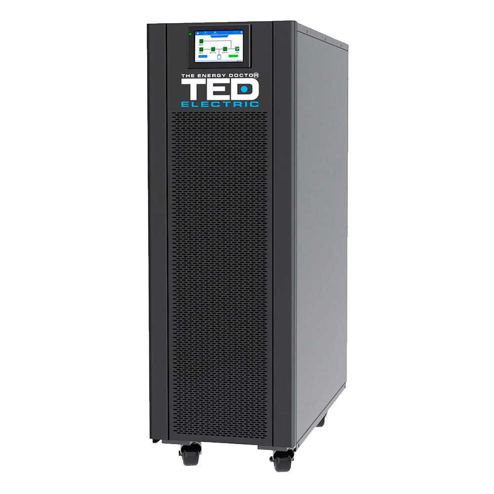 UPS 20KVA 20kW 400V Trifazat Online Dubla Conversie TED Electric TED004253 Imagine principală a produsului