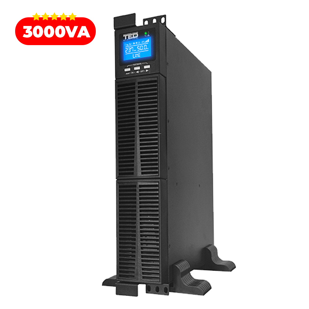 UPS 3000VA 2700W Rackabil Online Dubla Conversie TED Electric TED004062