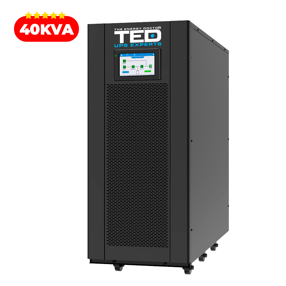 UPS 40KVA 40kW 400V Trifazat Online Dubla Conversie TED Electric TED004277 Imagine secundară a produsului