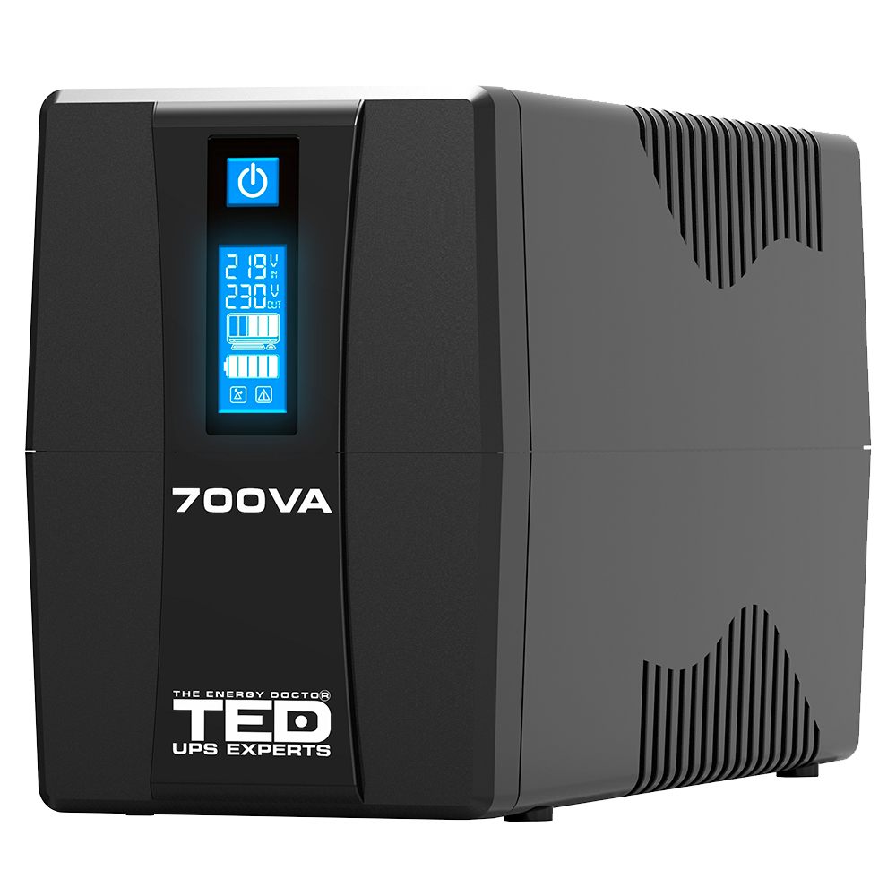 UPS 700VA 400W LCD TED Electric Imagine principală a produsului
