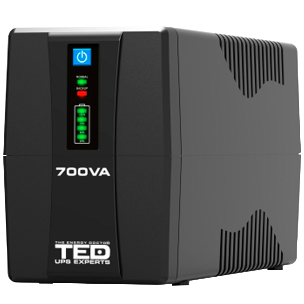 UPS 700VA 400W Line Interactive LED TED Electric TED003966 Imagine principală a produsului